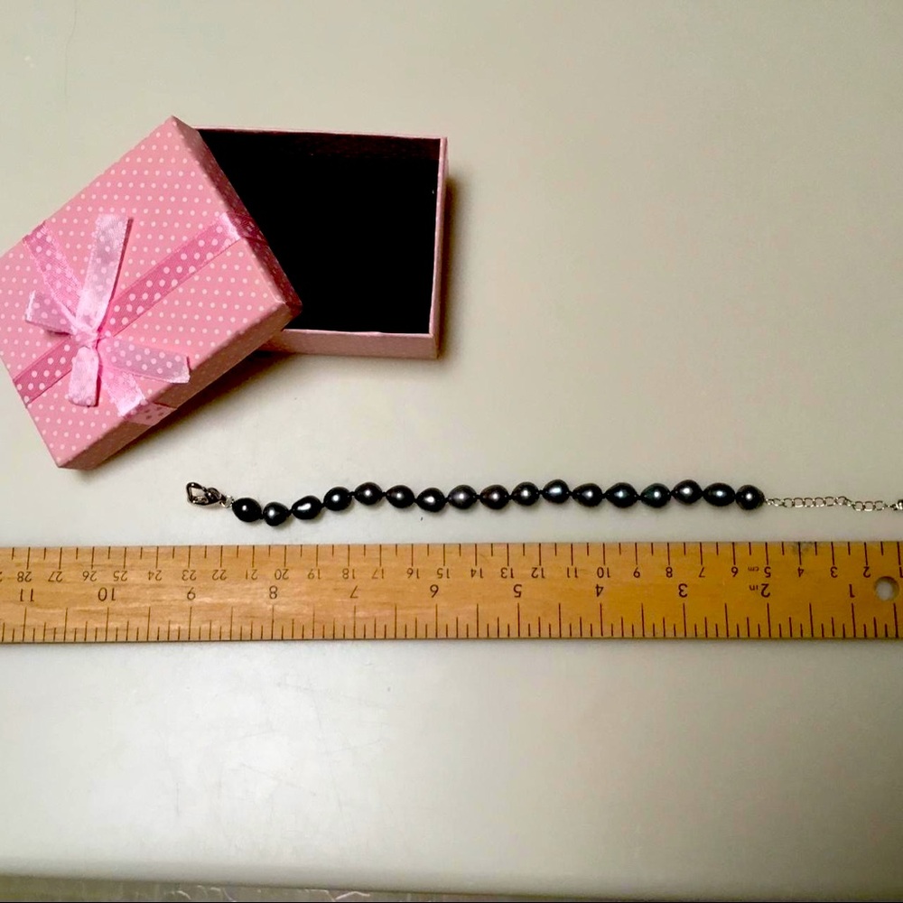 Fresh Water Black Pearls Bracelet